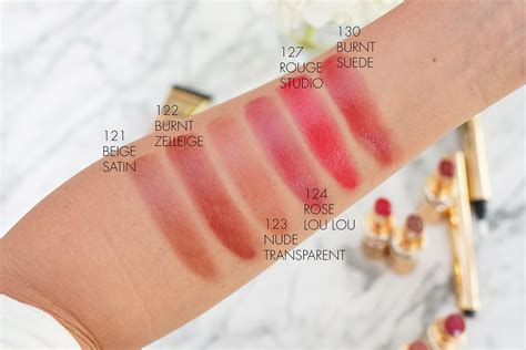 swatches ysl rouge volupte lipstick|YSL rouge volupte shine 150.